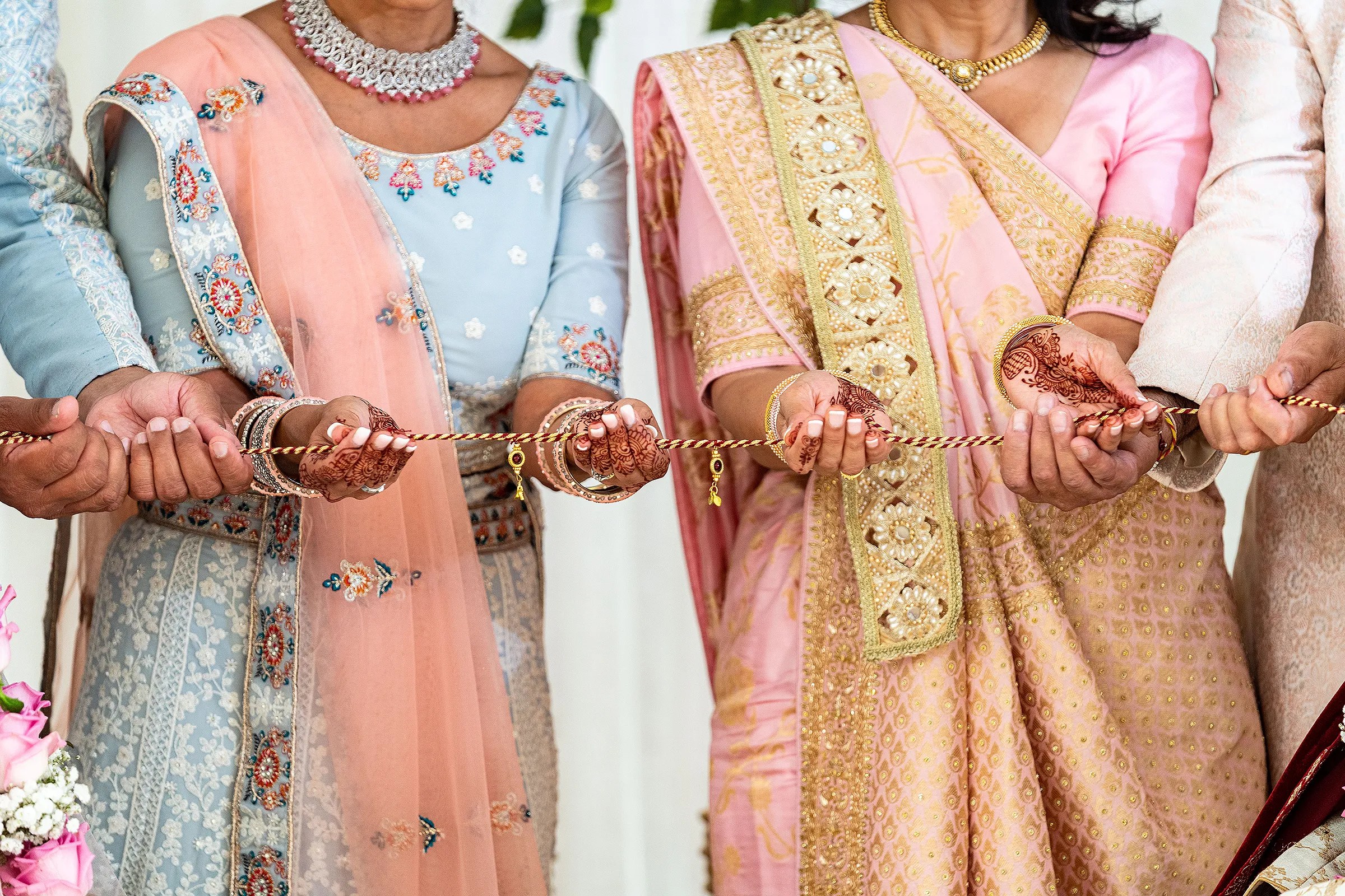 hindu wedding photographer sheffield - hands