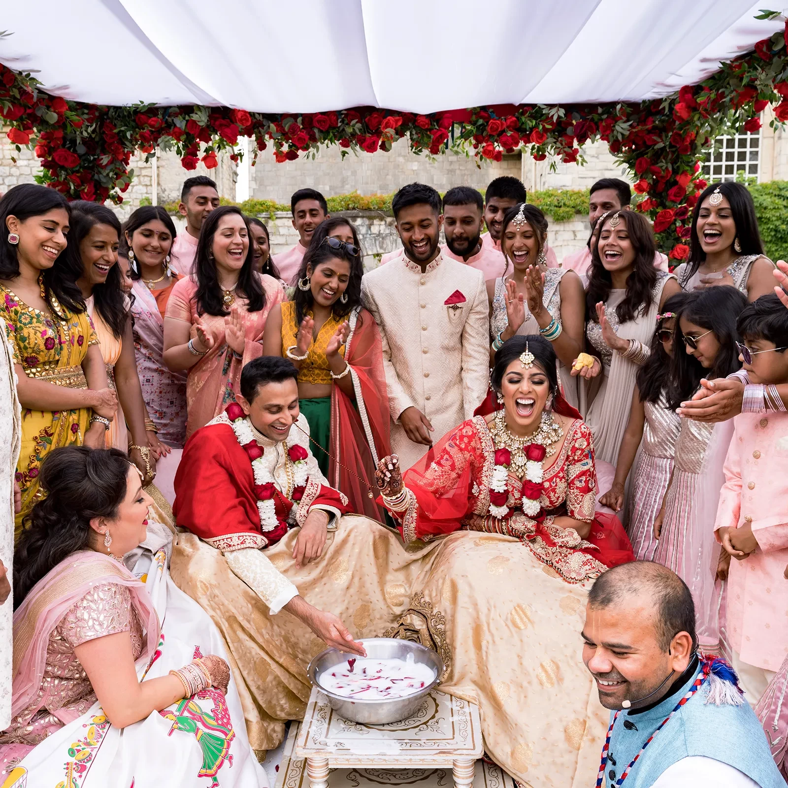 indian wedding photographer sheffield mandap games