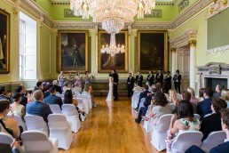 wedding ceremony at the mansion house in doncaster